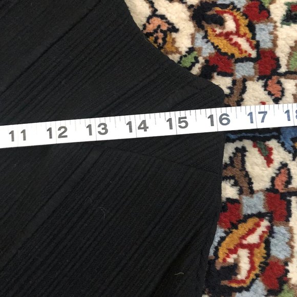 Loft Black Chevron Work Dress - Picture 5 of 5